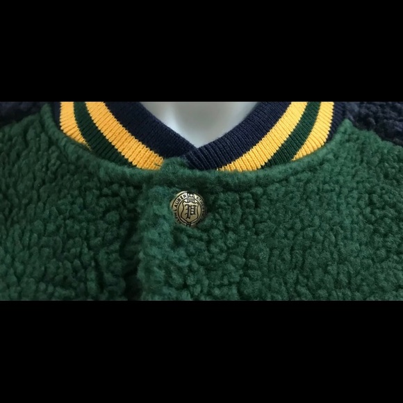 Polo Ralph Lauren Mens Fleece Letterman Jacket